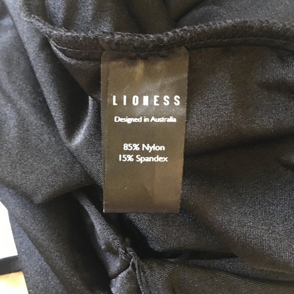 Lioness Size L Black, Backless, Single Strap Mini Dress - Picture 5 of 5